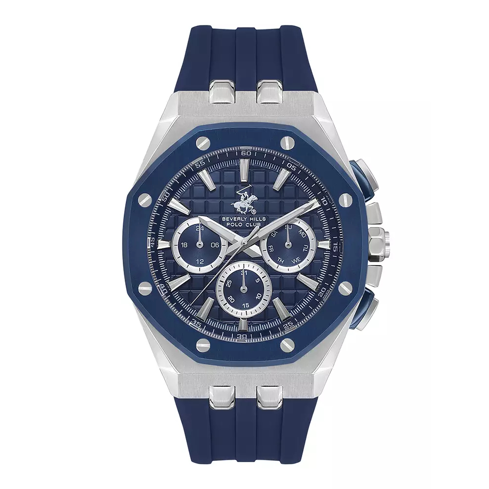 Beverly Hills Polo Club BP3624X.399  นาฬิกาข้อมือผู้ชาย สีน้ำเงิน