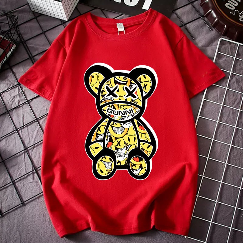 D821เสื้อยืดแขนสั้ง สำหรับชายและหญิง ลายสวยแฟชั่งนานาชาติร์**ปลีก-ส่ง - รูปที่ 2