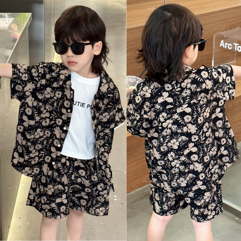พร้อมส่ง ชุดเด็กผู้ชาย เสื้อผ้าเด็กผู้ชาย เหมาะสำหรับเด็กผู้ชาย สูง 120-160cm