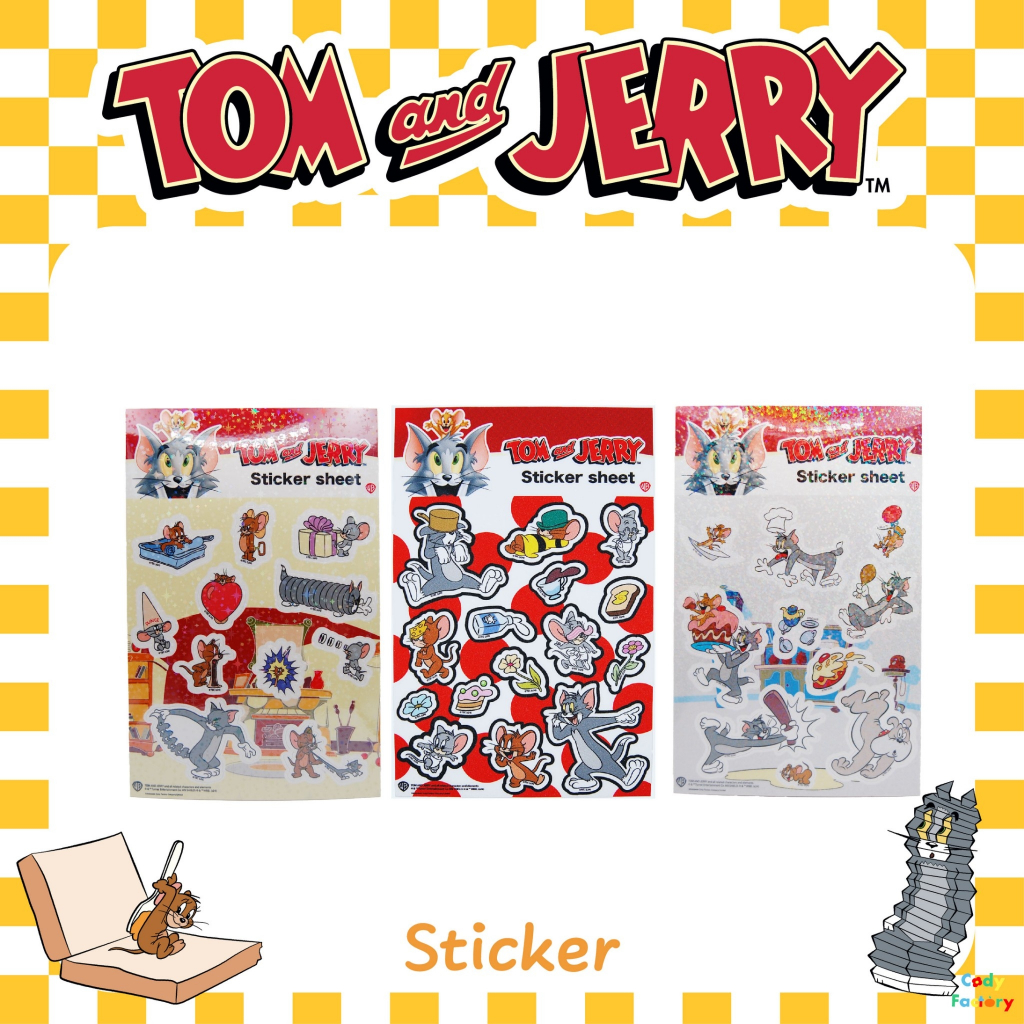 SHEET STICKER (Tom and Jerry)