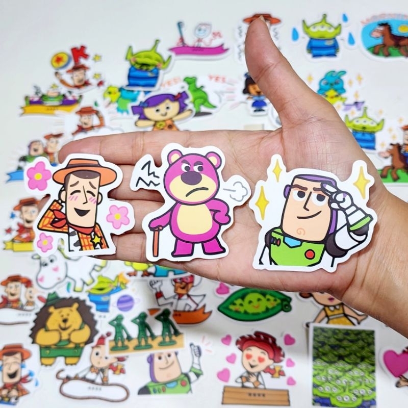 สติ๊กเกอร์ Toy Story การ์ตูน ทอย สตอรี่ ติดแน่น กันน้ำ ติดเคสมือถือ (50 ชิ้น) sticker