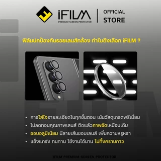 [Official] iFilm ฟิล์ม เลนส์กล้อง วงสีๆ Ring For Samsung ZFold 8 Ultra ZFold 7 / ZFlip8 ZFilp 7 ฟิล์มกระจก Lens camera