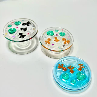 griptok goldfish 🎏🪷[ กริบต๊อกปลาทอง,ใบโคลเวอร์จริง ] พร้อมส่ง