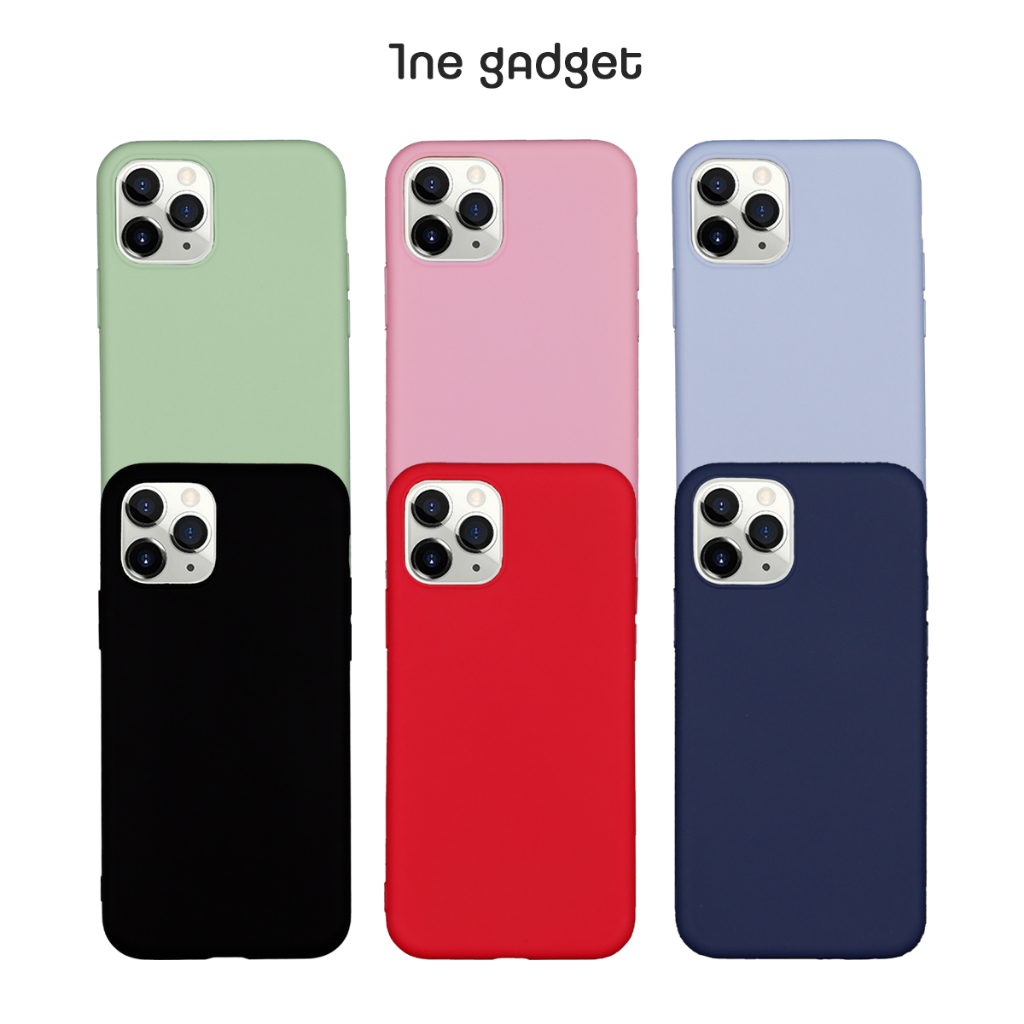 เคส สำหรับ iPhone 11 Pro เคสซิลิโคนนิ่ม สีพาสเทล TPU บาง