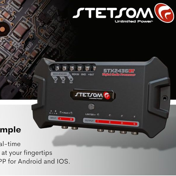 DSP จูนมือถือ ของแท้ จากประเทศบราซิล แบรนชั้นนำระดับโลก เข้า 2ออก 4 อิสระ รุ่นstx2436bt