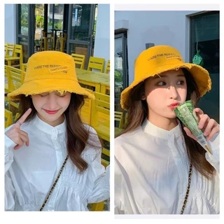 048 หมวกบักเก็ตผู้ใหญ่กักตัวอักษรหมวกแฟชั่นมาใหม่สำหรับฤดูร้อนกันแดดได้ดี 048#