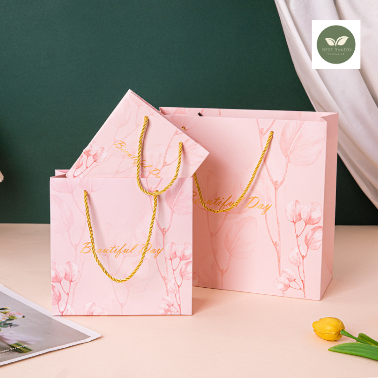 🌈พร้อมส่ง🌈ถุงกระดาษการ์ด กระเป๋าถือ ถุงของขวัญ ถุงบรรจุภัณฑ ์ ถุงห่อของขวัญสากล