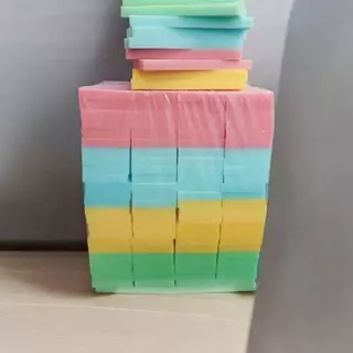 ฟองน้ำฉาบปูนเนื้อฟองน้ำละเอียด ซึมซับน้ำได้ดี ตัวฟองน้ำเหมาะสำหรับงานประเภทก่อสร้าง งานฉาบปูน ขจัดคราบ