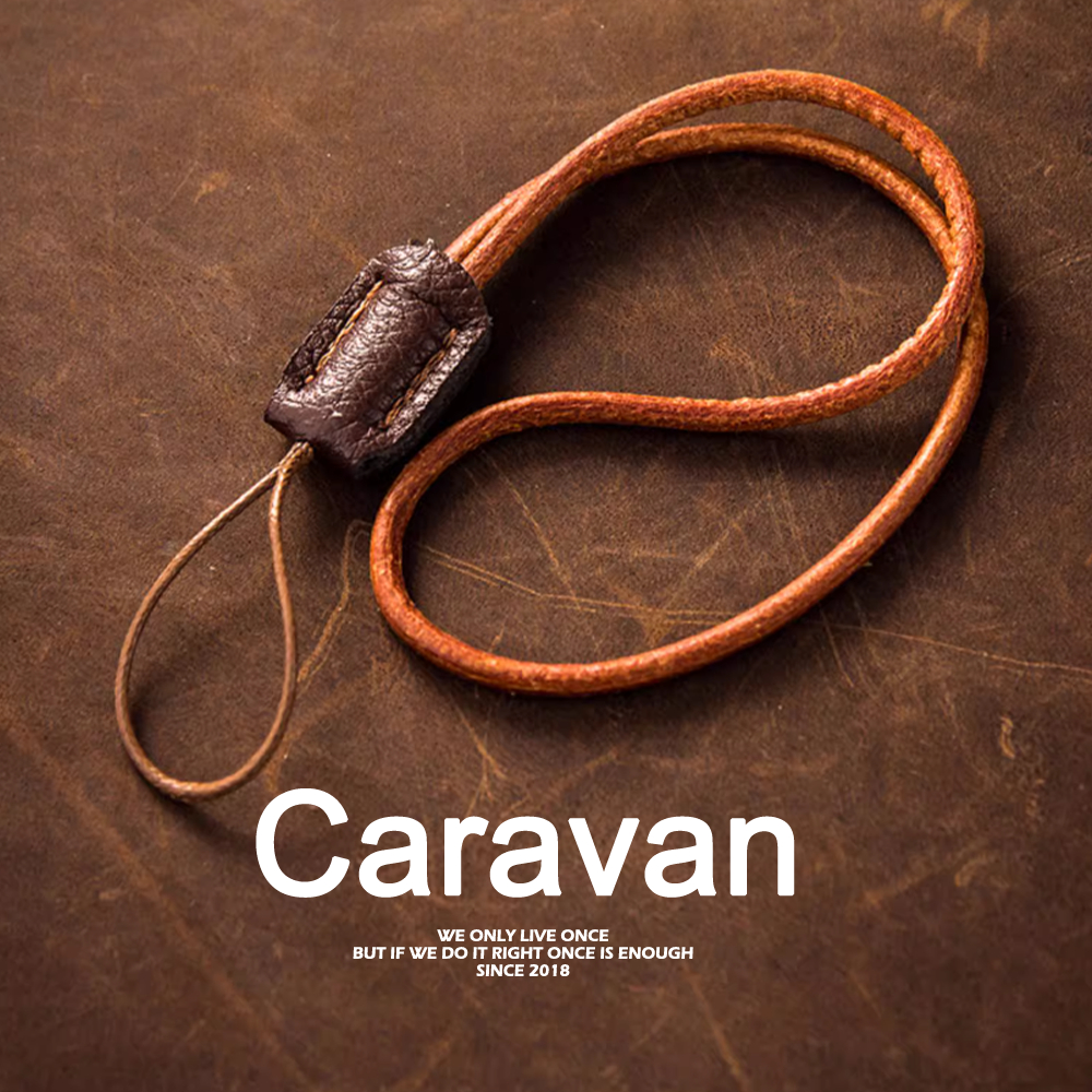 Caravan crew Phone lanyard สายคล้อง วัสดุหนังวัว คุณภาพดี