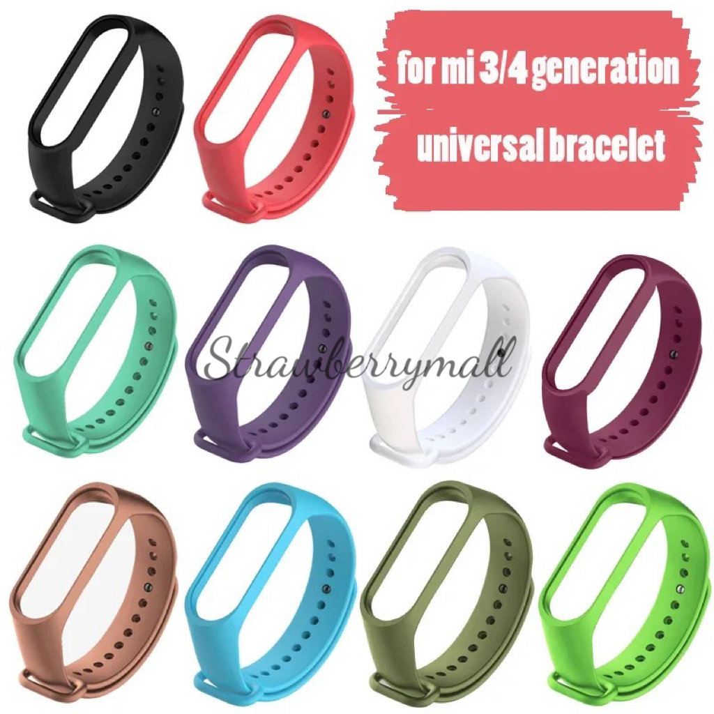 สาย MIBAND 4 MI BAND 4 สายรัด mi band 4 3 miband 3 4 สายเสริม สายเปลี่ยน ถูกมาก mi band 4 สาย miband