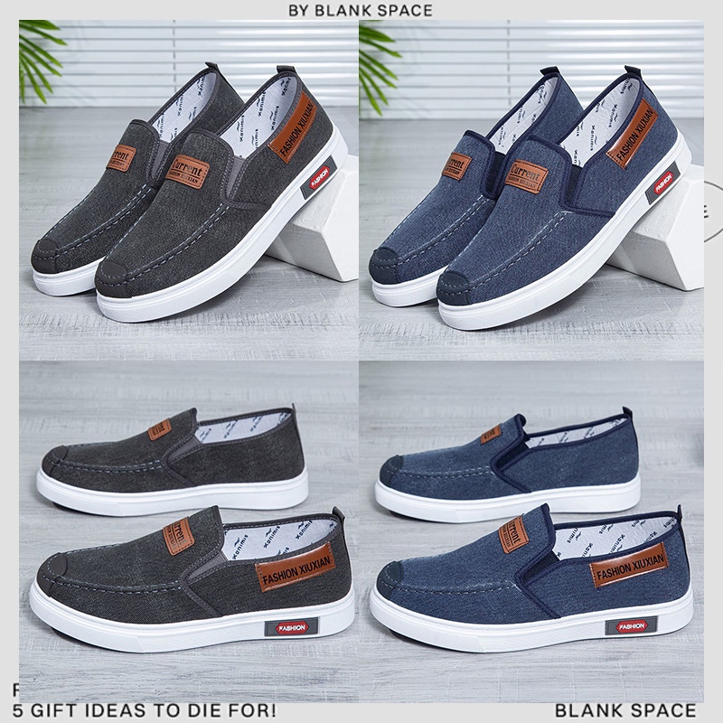 GFShop ราคาถูก รองเท้าผู้ชาย สลิปออนแบบสวม ใส่สบายมาก น้ำหนักเบา ใส่แล้วไม่หนักเท้า ใส่ได้ทุกโอกาส ไม่กดสั่งคือพลาดมากกก