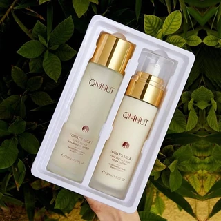 QMHUT โทนเนอร์+สกินแคร์ เอสเซนส์ เซตสุดคุ้ม 2 ชิ้น โปรตีนนมแพะ โภชนาการ ส่งจากกทม