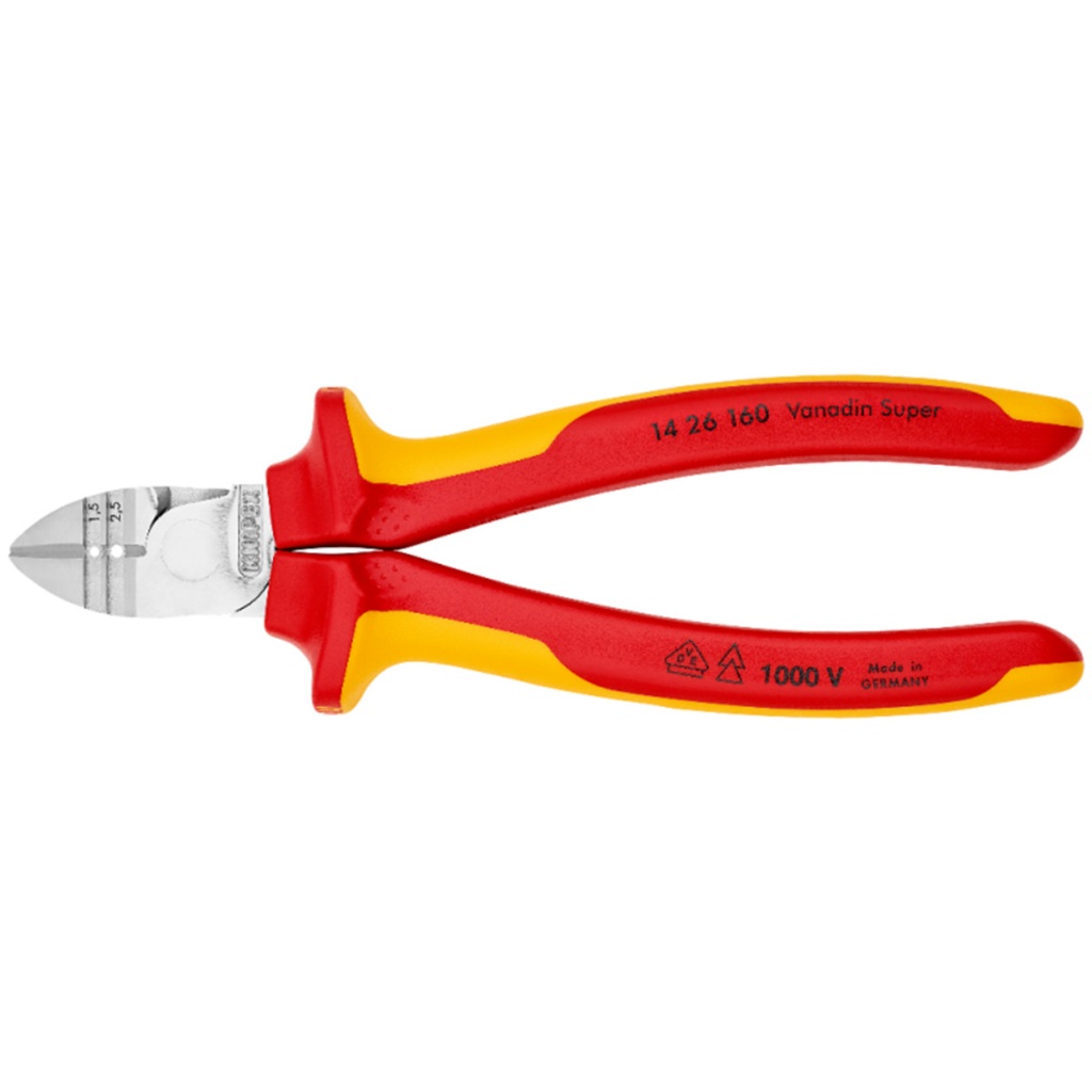 Knipex คีมปากเฉียงปอกสาย 1426160
