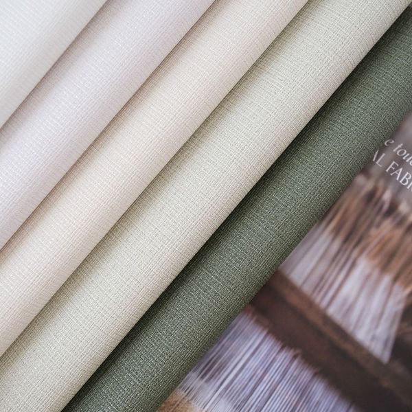 วอลเปเปอร์ติดผนังสีพื้น สไตล์โมเดิร์น พื้นผิวสัมผัส texture กดลายนูน ให้ความคมชัดละเอียด หน้ากว้าง 1.06 x ยาว 15.5 ม