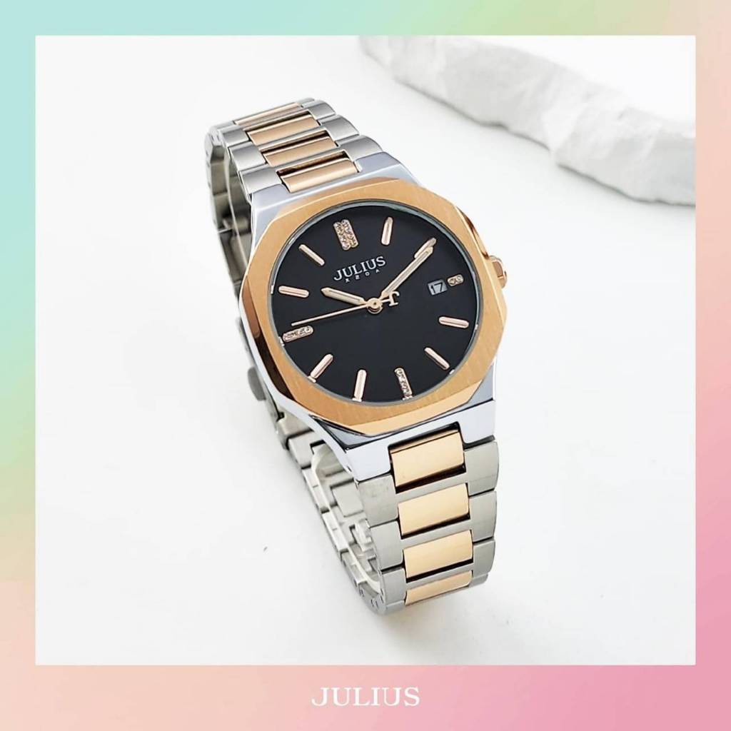 นาฬิกา Julius JA-1379 สายสแตนเลส [ ขนาด 34 mm]