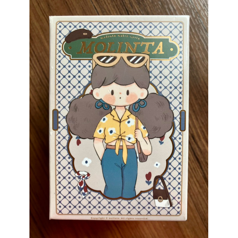 ✅พร้อมส่ง(จุ่มลุ้นsecret)✅ Finding Unicorn Molinta Retro Girls Series Blind Box