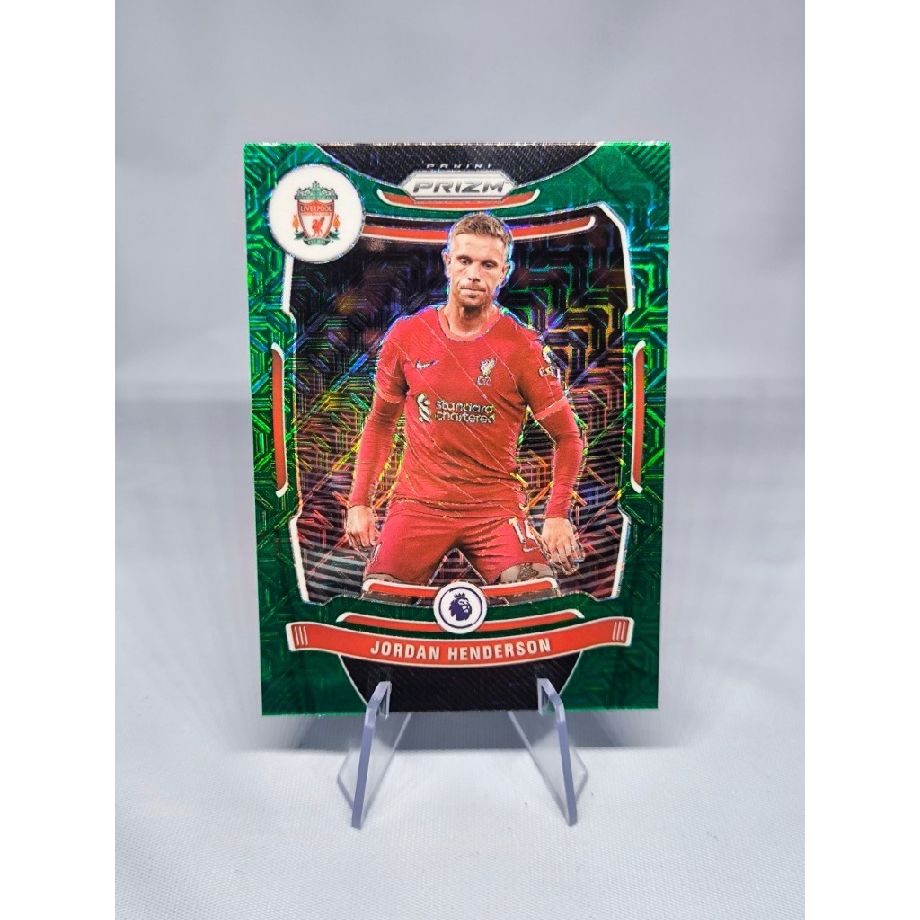 การ์ดฟุตบอล Panini Prizm Premier League Soccer Cards Green