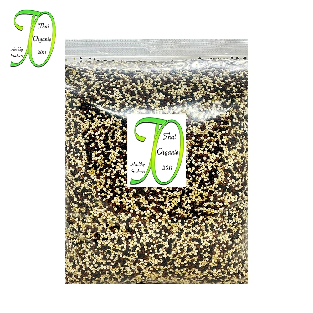 ควินัว 3 สี 300 กรัม Tri Color Quinoa Grade AA+ ควินัวดำ ควินัวแดง ควินัวขาว ถั่ว ธัญพืช ปลอดสารเคมี