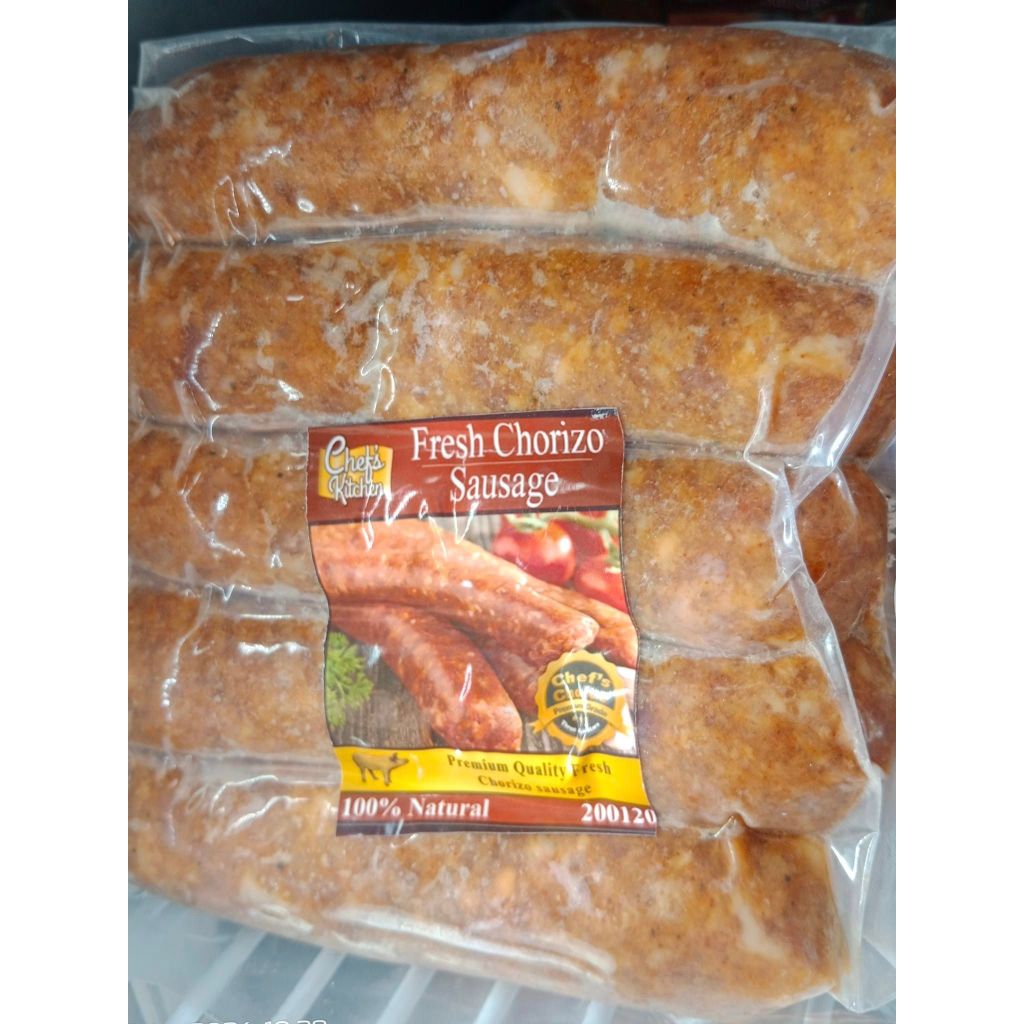 CHEF'S KITCHEN * 2KG FREEZER PACK * Homemade Chorizo Sausage  INC. POLY BOX AND FROZEN GEL PACK 2000
