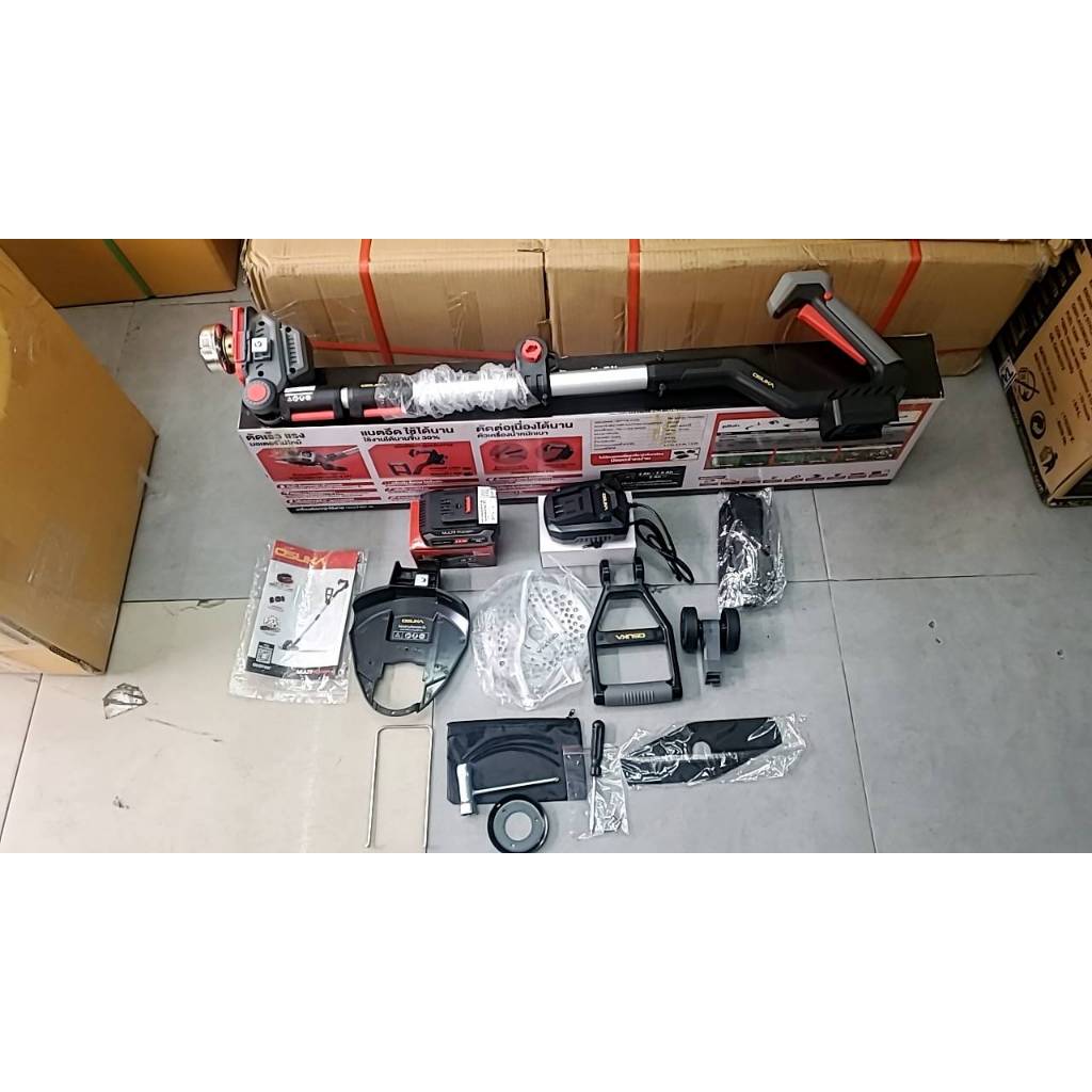 เครื่องตัดหญ้าไร้สาย OCGT-407N OCGT407รุ่นงานหนัก BL ไร้แปรงถ่าน มีตัวเลือก ครบชุด หรือเพิ่มล้อ งานห