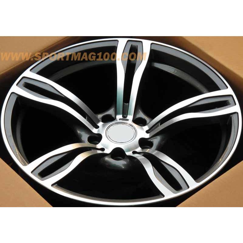 ล้อแม็กซ์ BMW M6 5รู120 สีกันเมทาลิกหน้าเงา F8.5 R9.5 -20นิ้ว 5รู120 [6667]