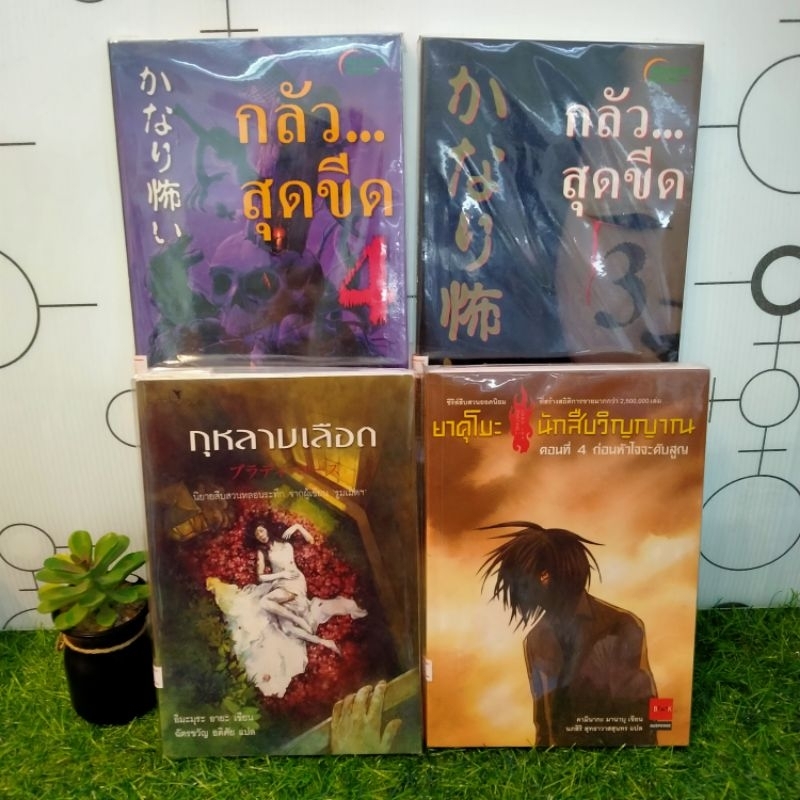📚หนังสือ:เรื่อง:กลัวสุดขีด3 กลัวสุดขีด4 กุหลาบสีเลือด ยาคุณโมะ ตอนที่4 W4895 W4900 W4901 W4902 📚