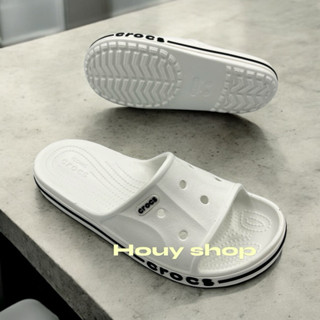 รองเท้าแตะแฟชั่น สไตล์ พร้อมส่ง Crocs  Bayaband Slide (Unise…