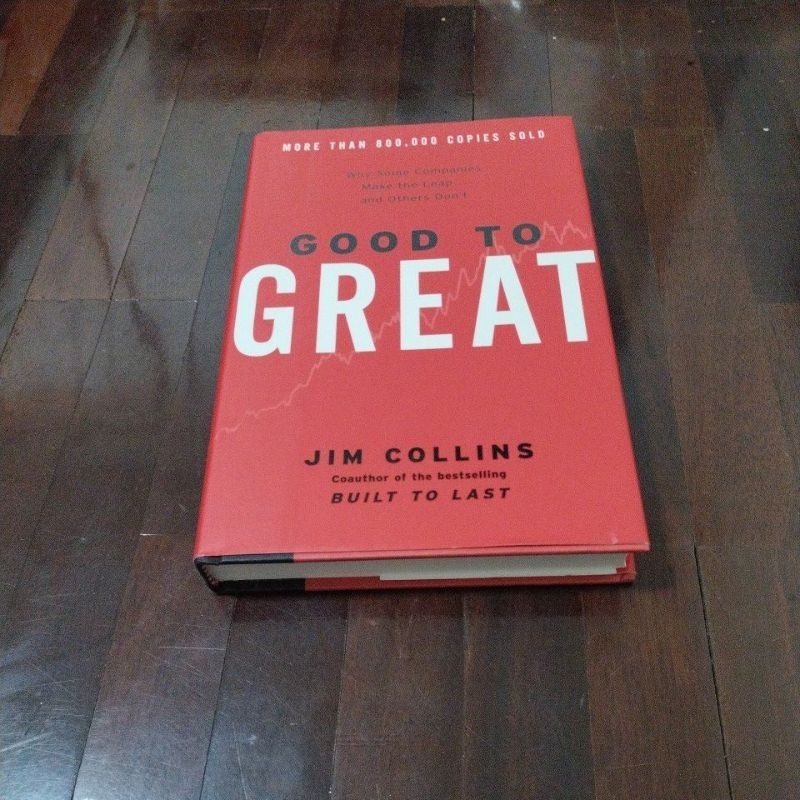 ชื่อหนังสือเรื่อง good to great ปกแข็งฉบับภาษาอังกฤษ