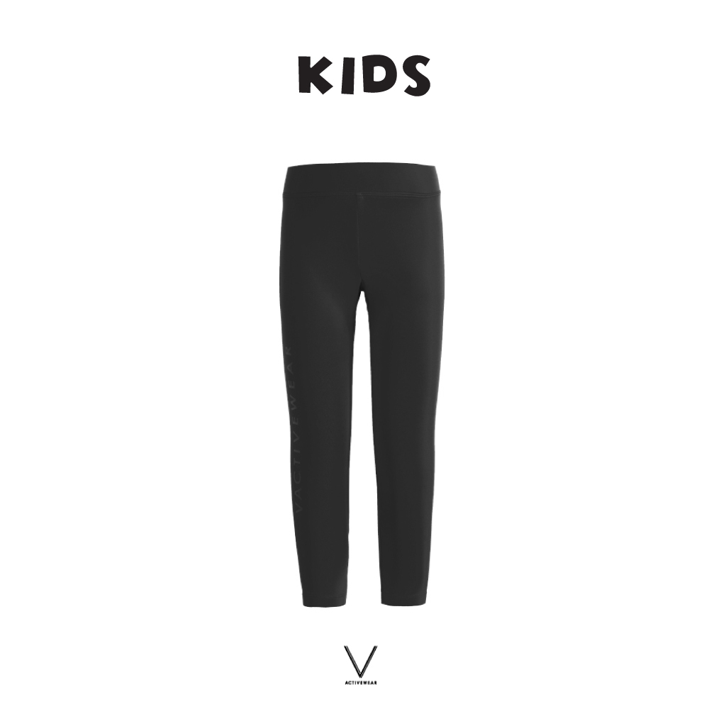 KIDS COLLECTION  BLACK RASH GUARD PANT SS2023 ชุดว่ายน้ำเด็ก กางเกงยาว ผ้าหนา สี ดำ กัน UV UPF 50+