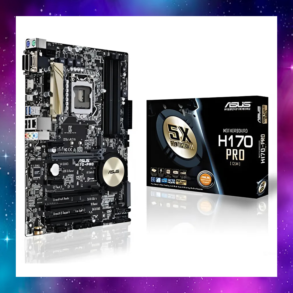 MAINBOARD (เมนบอร์ด) 1151 ASUS H170-PRO GEN6-7 ใช้งานปกติ