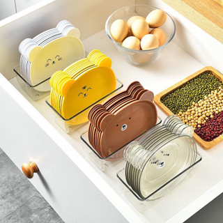 [พร้อมส่ง] จานขนม จานหมี ผิวเรียบ ทำความสะอาดง่าย ไม่เลอะเทอ…