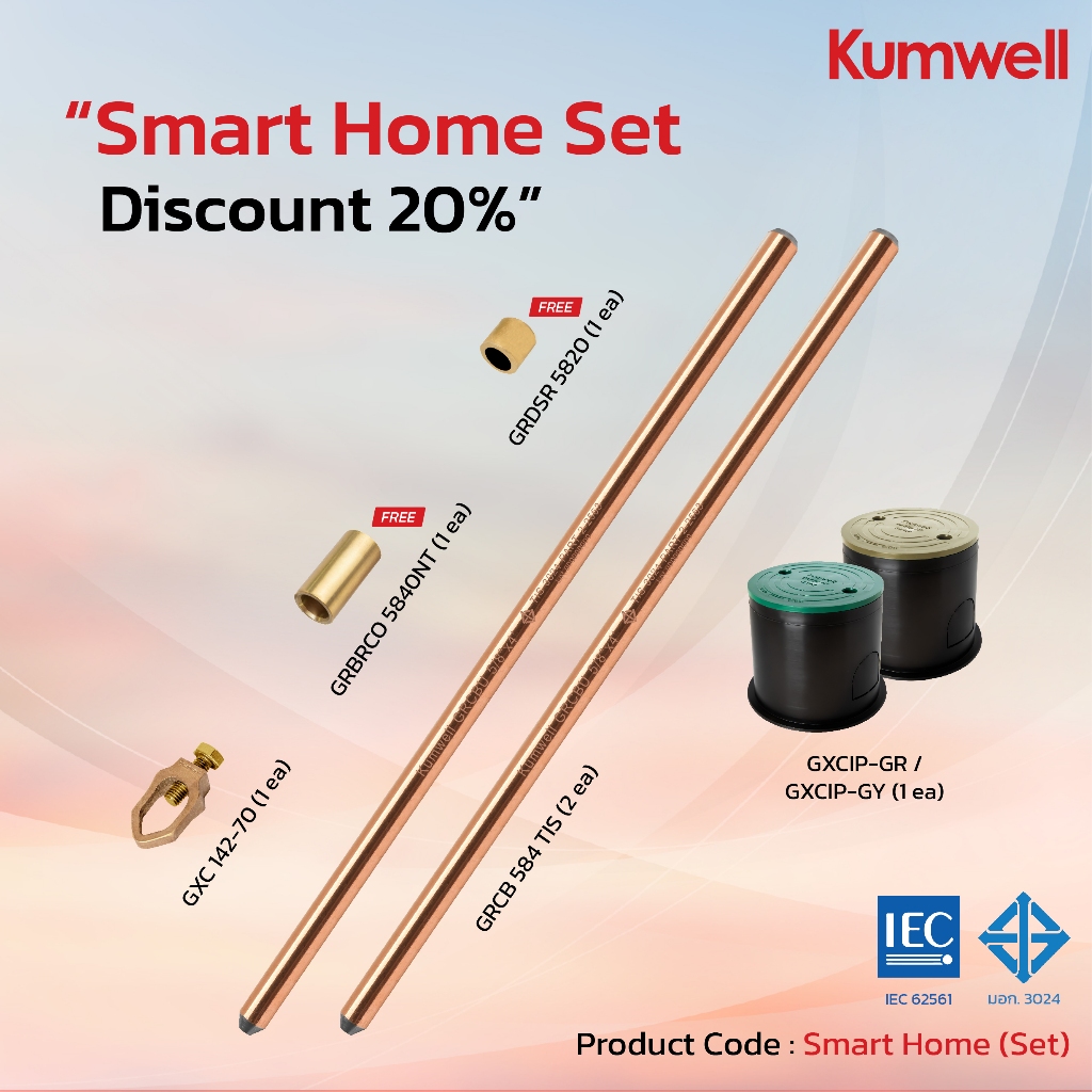 Kumwell Grounding System for Smart Home (Set)