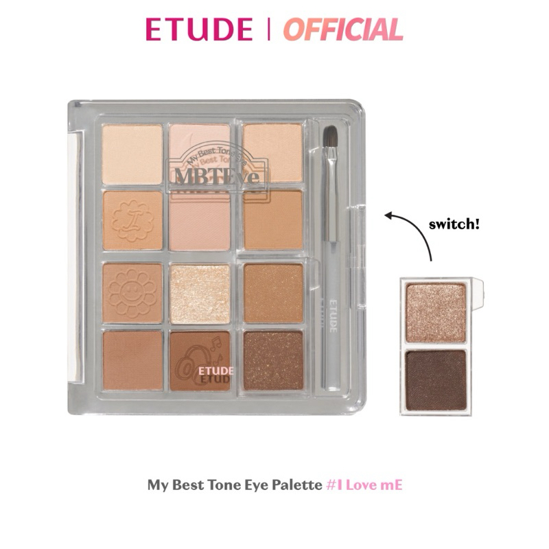 ปล่อยต่อ พาเลทตา Etude [MBTEye] My Best Tone Eye Palette 🌟 Neutral tone สุดๆ