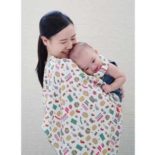 (ส่งด่วน) BABY & CO ผ้าอ้อมเด็ก เส้นใยธรรมชาติ ซึมซับได้ดีเยี่ยม ขนาด 30x30 นิ้ว