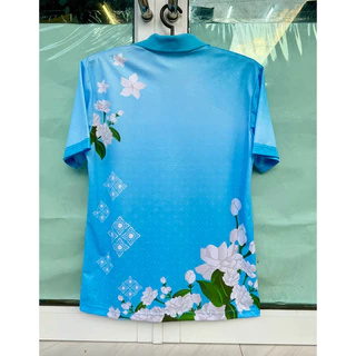 เสื้อวันแม่สีฟ้าใส่ทำงานใส่ได้ทั้งชายและหญิง