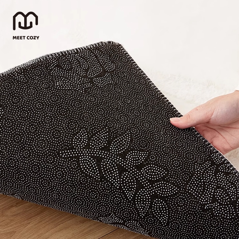 MEET COZY พรมปูพื้น วงรี/Oval ขนนุ่ม ผ้าขนกระต่ายเทียม พรมปูพื้นห้อ ที่สุดแห่งความนุ่ม carpet # 1 DE-July