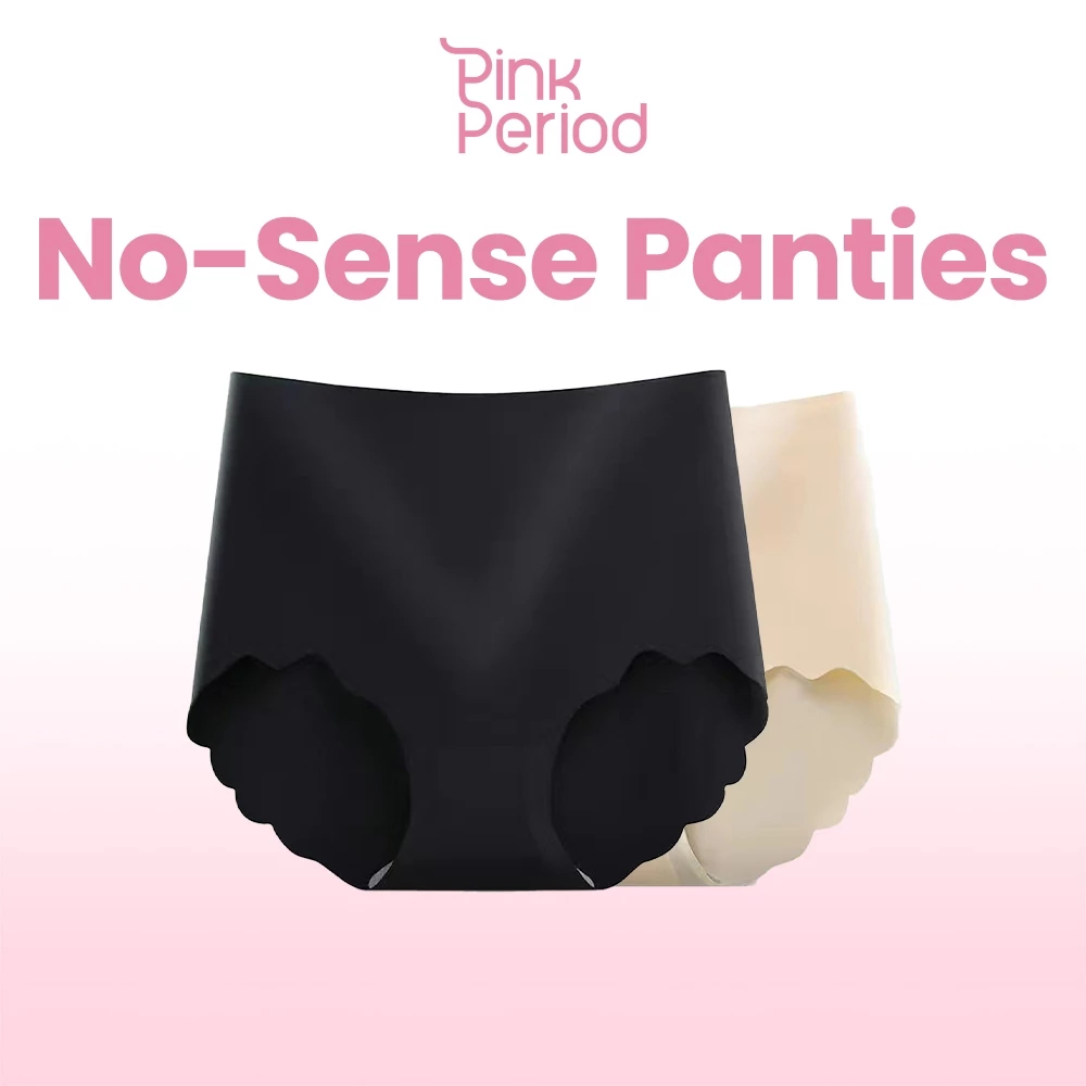 Pink Period กางเกงใน กางเกงในหญิงผ้า Cloud Panty ขอบคลื่น กางเกงในไร้รอย ยืดหยุ่นดีเยี่ยม สัมผัสนุ่มสบายผิวยิ่งกว่าK-013