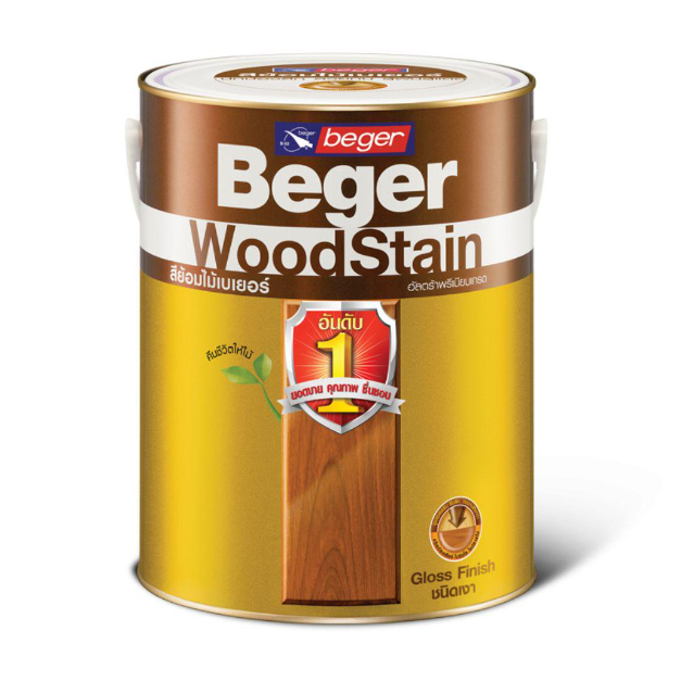 Beger สีย้อมไม้ เบเยอร์ ขนาด 1 ลิตร โชวไม้สูตรน้ำมัน