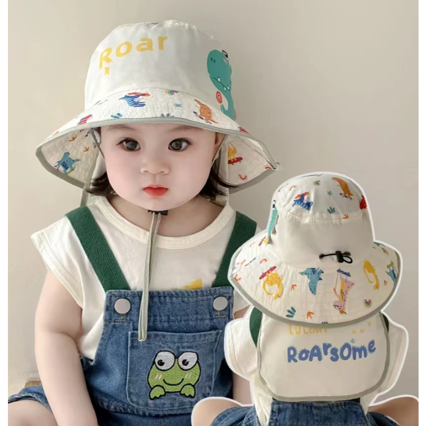 หมวกผ้าคลุมไหล่ของเด็ก ผ้าเกะได้