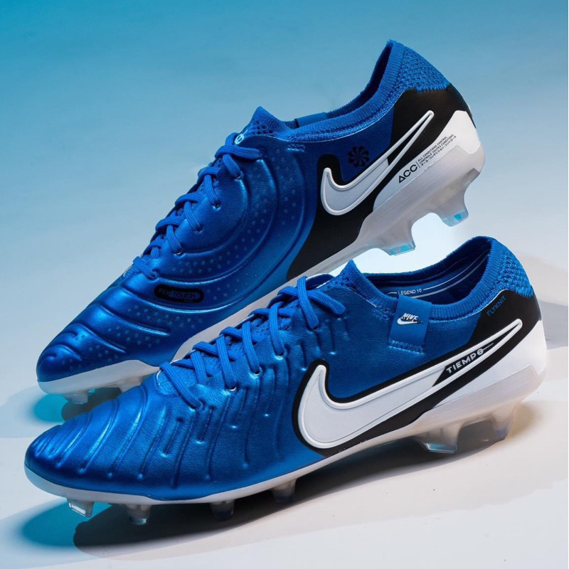 รองเท้าสตั๊ด Nike tiempo Legend 10 Elite ปุ่ม FG & AG ถนอมหัวเข่า ตัวท็อปของแท้ป้ายไทย