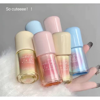 ลิปสติก ลิปกลอส ลิปโคลน เนื้อแมตต์เนื้ ให้ความชุ่มชื้นกันน้ํา 6 สี ไม่จางหาย ไม่ติดถ้วย
