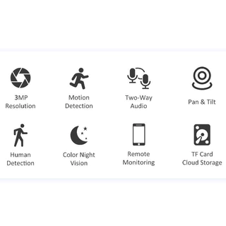 Vstarcam CS995 ใหม่ล่าสุด กล้องวงจรปิดไร้สาย Indoor Wi-Fi Security Camera ความละเอียด 3MP มีระบบ AI+
