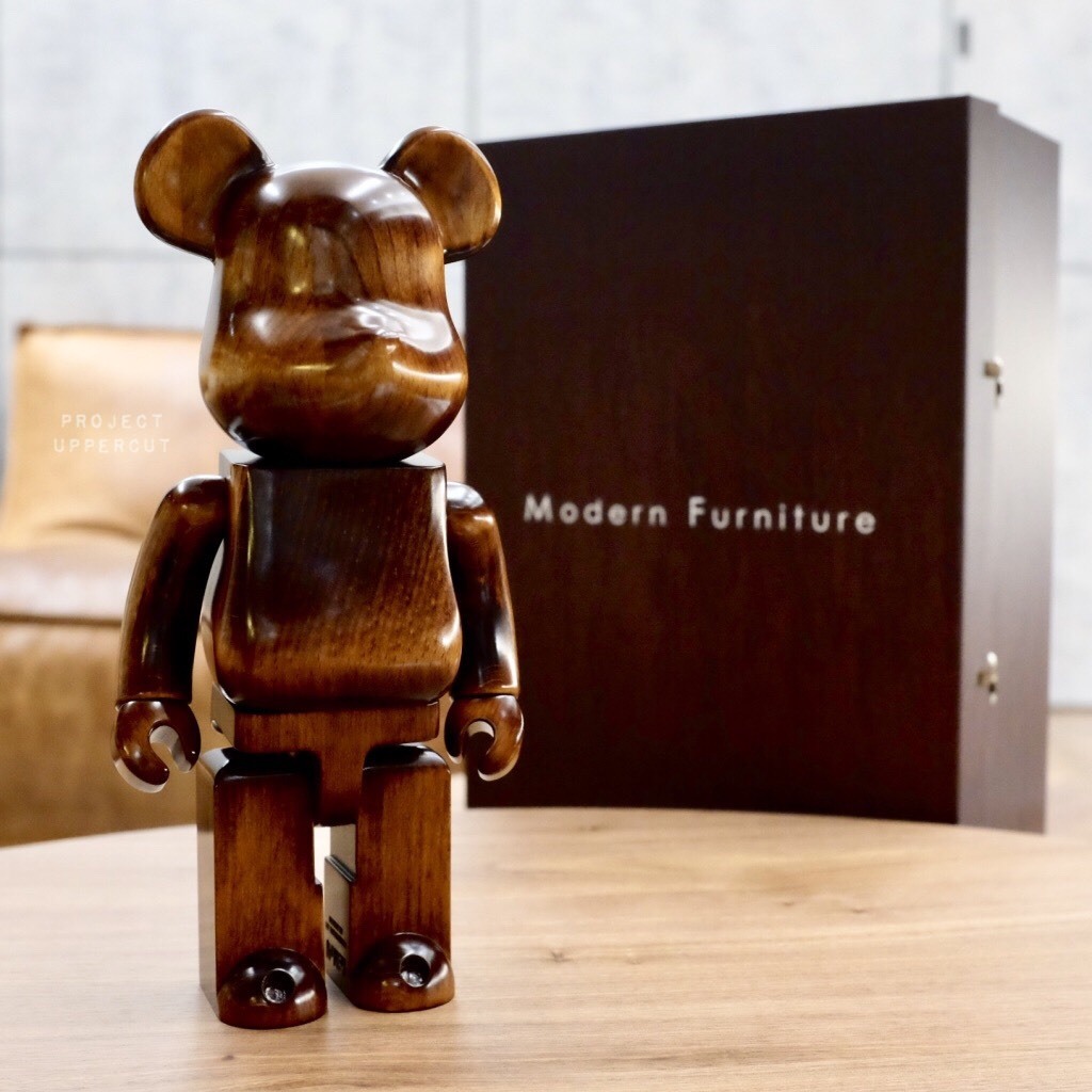 BE@RBRICK 400% KARIMOKU - Modern Furniture Model (Wood) [New]