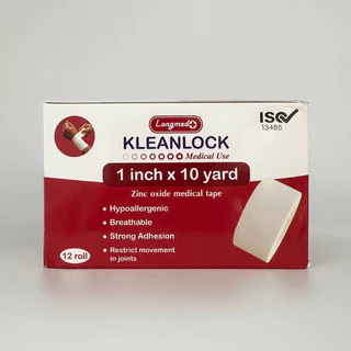 Kleanlock เทปล็อค 1นิ้ว*10หลา (12ม้วน/กล่อง) , 2นิ้ว*10หลา (6ม้วน/กล่อง)