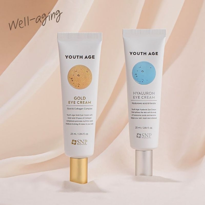 SNP Youth Age Eye Cream ผลิตภัณฑ์บำรุงผิวรอบดวงตา 25ml.