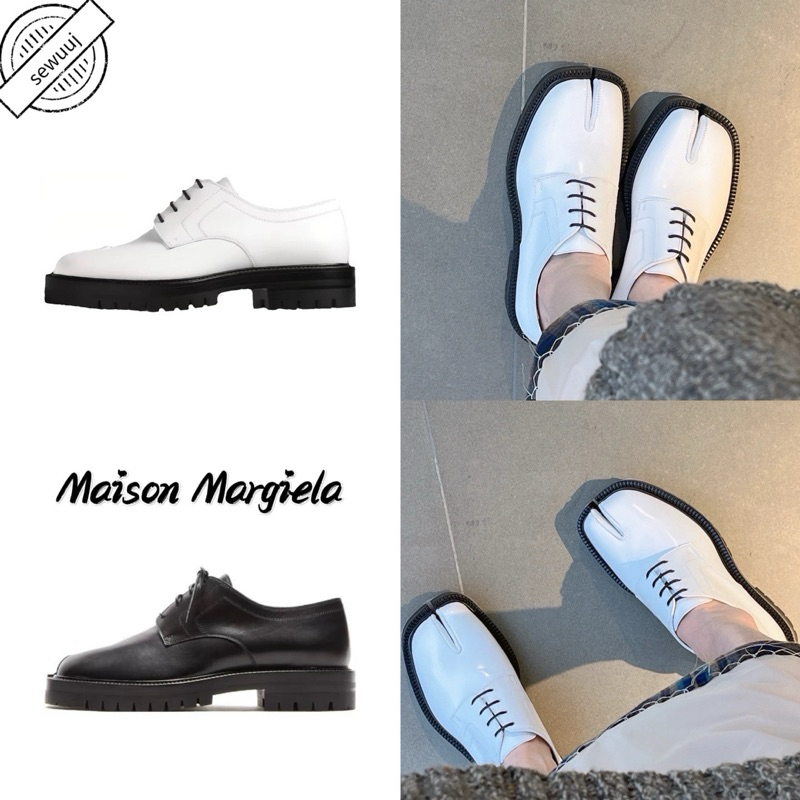 รองเท้าลำลองหัวมนของ Maison Margiela ของแท้ สวมใส่สบาย