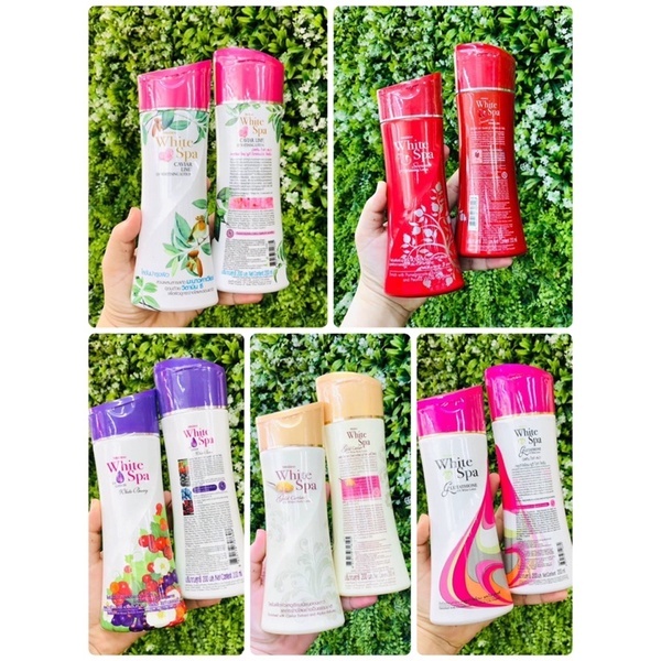ครีมทาผิวMistine White Spa Whitening Lotion 200 ml. มีให้เลือก4สูตร