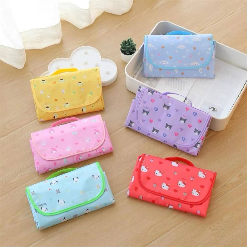 พร้อมส่งในไทย เสื่อปิคนิค Sanrio Character สีหวานพาสเทล น่ารักสุดๆ