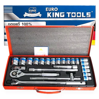 ชุดสุดคุ้ม ได้ 3 อย่าง ชุดบล็อก Euro King Tools ชุดประแจ แหวน YETI ของแท้ 100% สุดคุ้ม (สินค้าพร้อมส่ง)