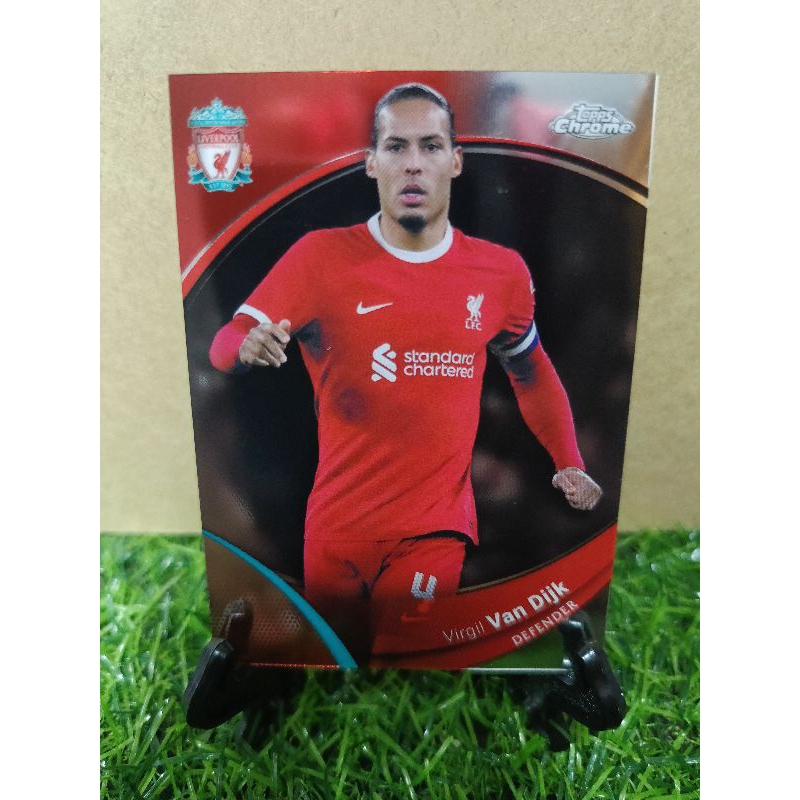 Virgil Van Dijk Topps Chrome Liverpool
